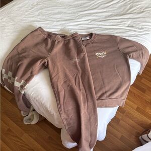 CHERRY BROWN SWEATSUIT